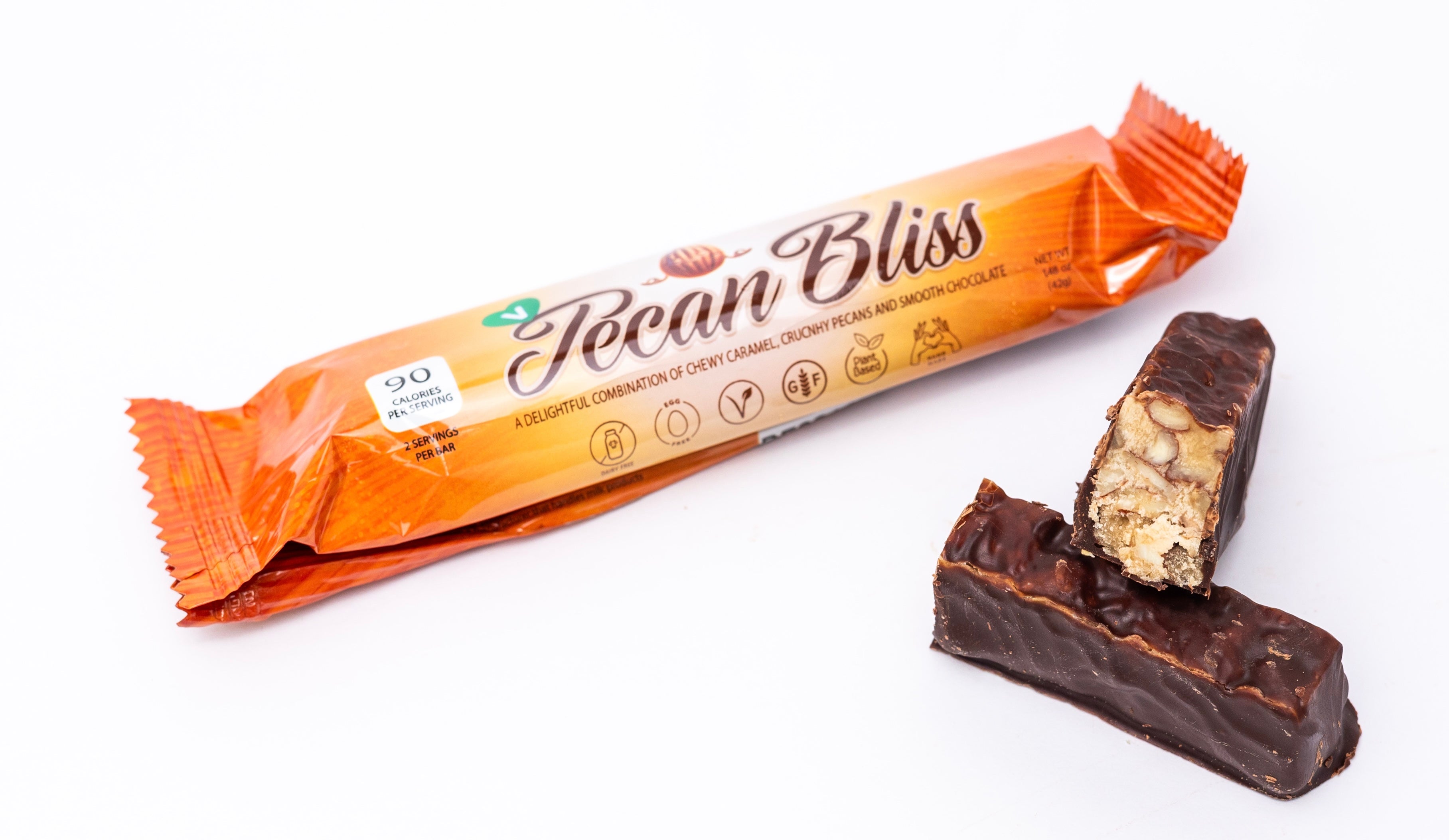 Vegan Pecan Bliss™ (Pack of 4) – Break Free Candy