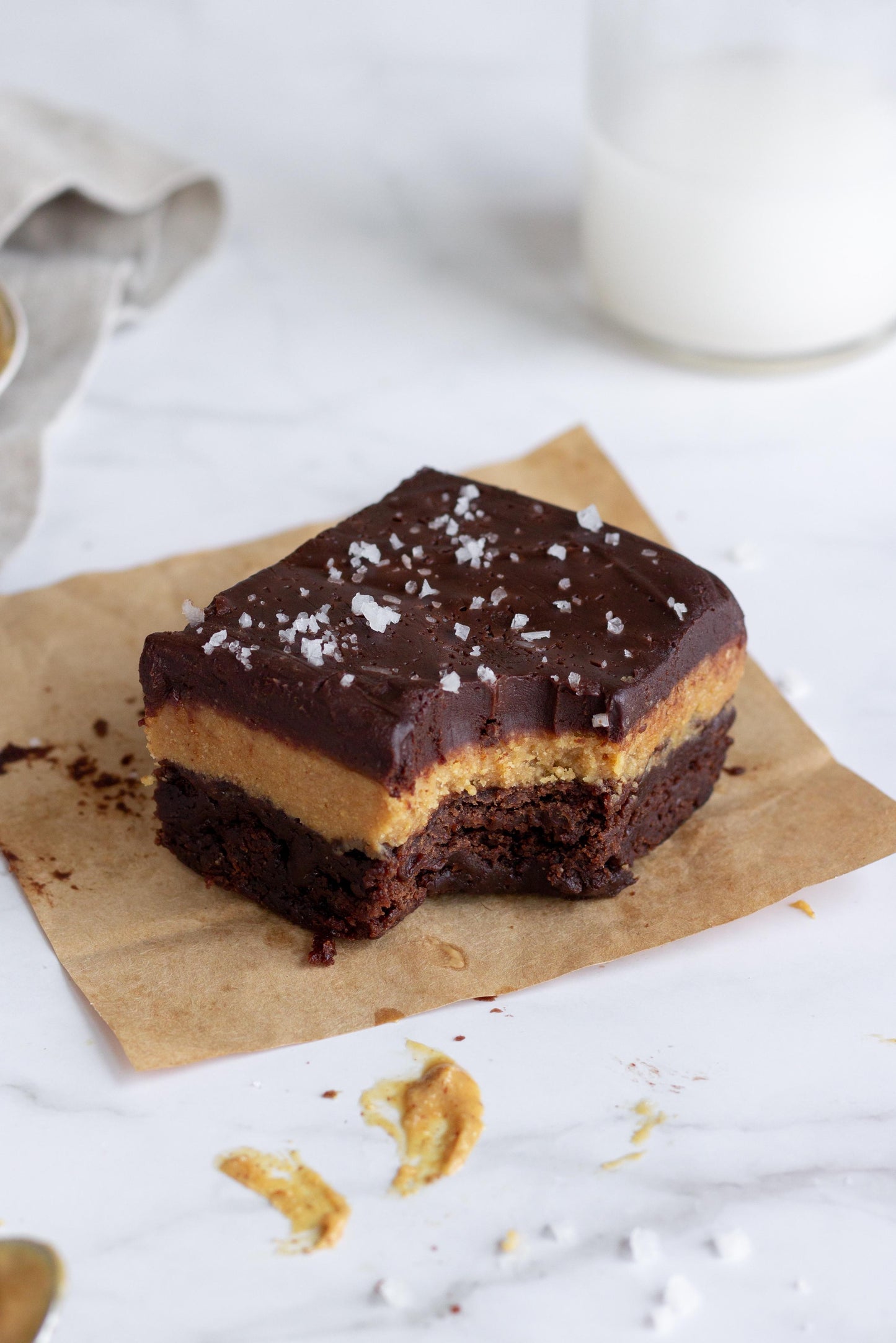 Vegan Peanut Butter Brownie