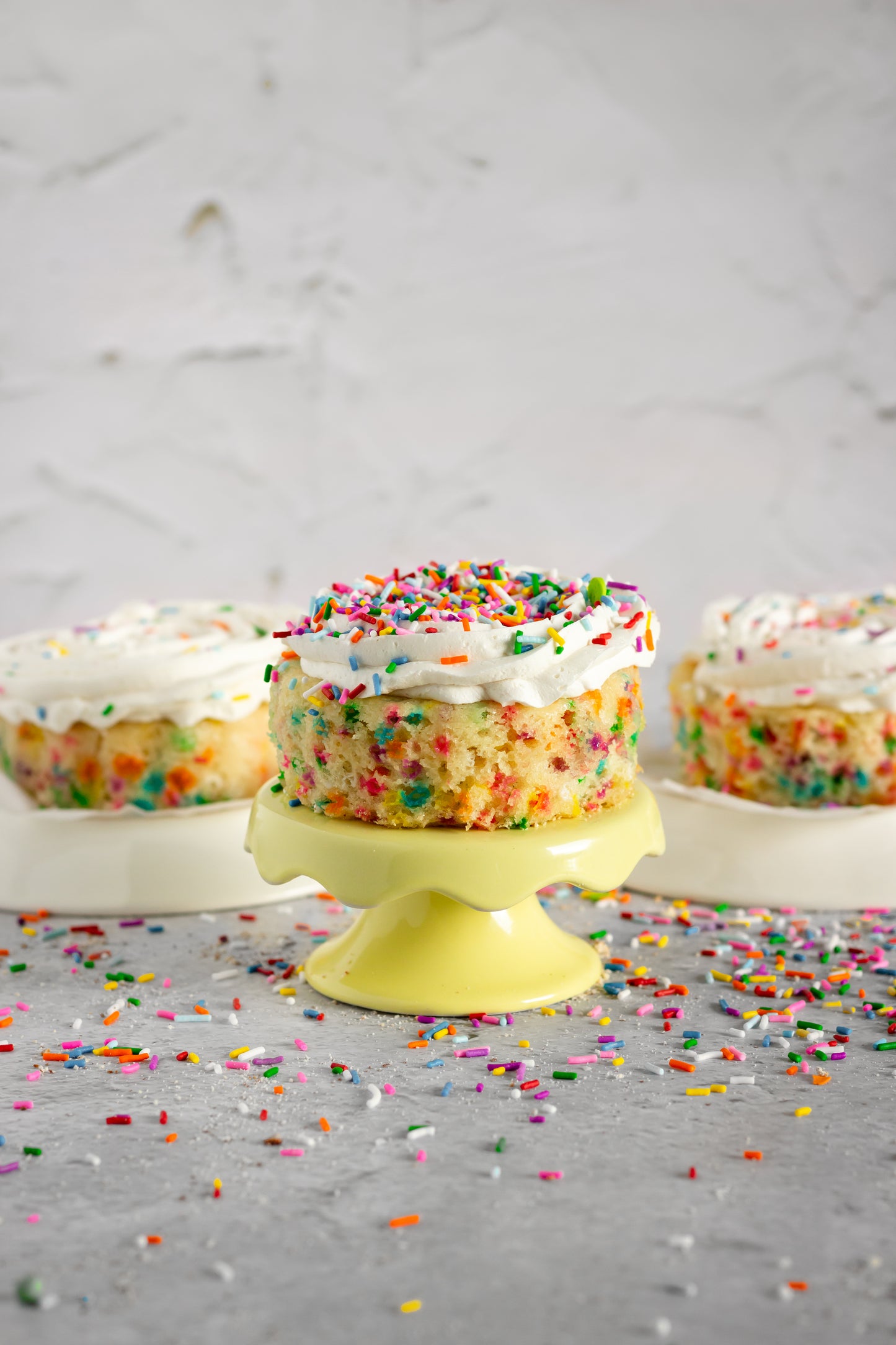 Personal Funfetti Cake