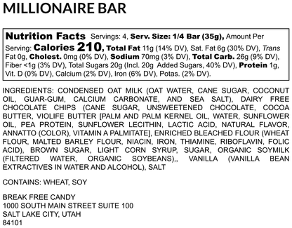 Vegan Millionaire Bar
