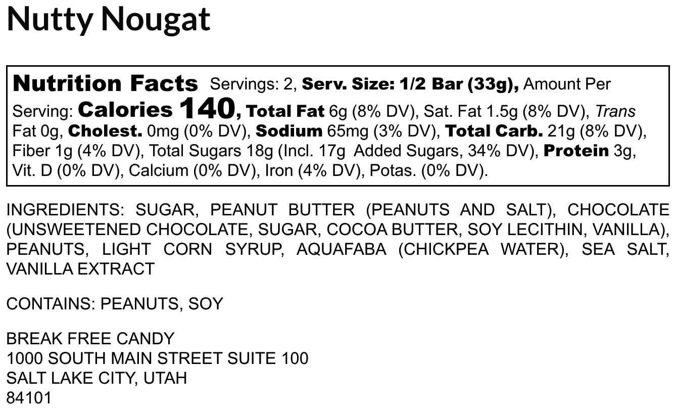 Vegan Nutty Nougat™ (Pack of 4)